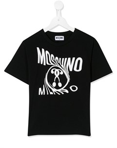 Футболка с логотипом Moschino kids