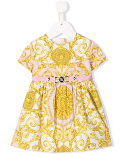 Платье с принтом в стиле барокко Young versace