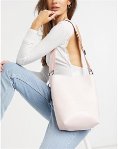 Бледно розовая небольшая сумка мешок Claudia canova