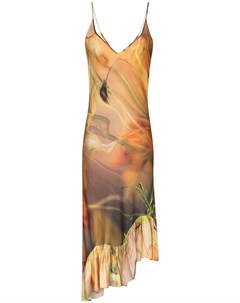 Платье миди Michi с цветочным принтом Collina strada