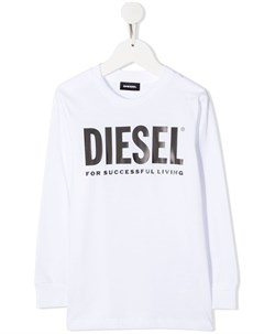 Толстовка с круглым вырезом и логотипом Diesel kids