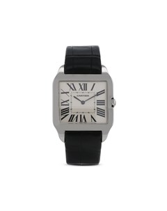 Наручные часы Santos Dumont pre owned 34 мм 2000 х годов Cartier