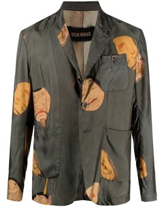 Куртка рубашка с абстрактным принтом Uma wang