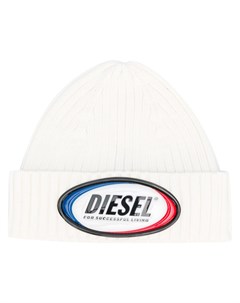 Шапка бини с нашивкой логотипом Diesel