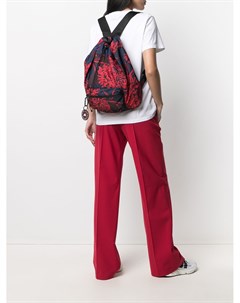 Рюкзак с кулиской и цветочным узором Adidas by stella mccartney