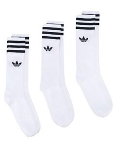 Комплект из трех пар носков Solid Adidas