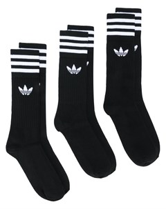 Комплект из трех пар носков Solid Adidas