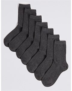 Носки детские 7 пар серый меланж Marks & spencer