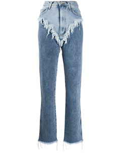 Многослойные джинсы с прорезями Natasha zinko