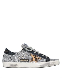 Кеды Superstar с блестками Golden goose