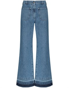 Расклешенные джинсы с завышенной талией Jw anderson