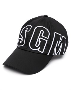 Бейсболка с вышитым логотипом Msgm