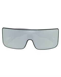 Массивные солнцезащитные очки с зеркальными линзами Rick owens
