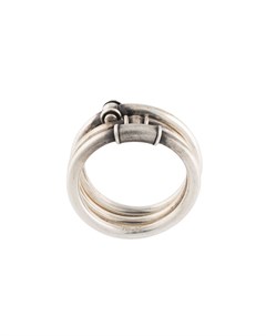 Серебряное кольцо с эффектом потертости Werkstatt:münchen