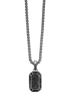 Серебряная подвеска с бриллиантами David yurman