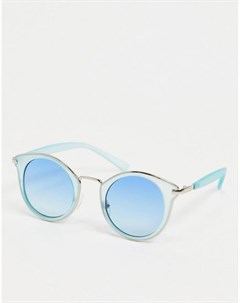 Синие солнцезащитные очки кошачий глаз Aj morgan