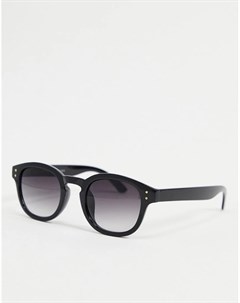 Черные круглые солнцезащитные очки Aj morgan