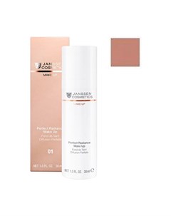 Стойкий тональный крем с UV защитой SPF 15 для всех типов кожи цвет Порцелан Perfect Radiance Make u Janssen (германия)