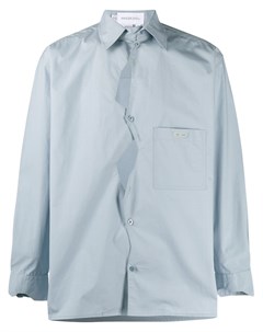 Рубашка асимметричного кроя с карманом Xander zhou
