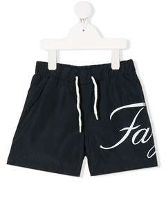 Плавки шорты с кулиской и логотипом Fay kids