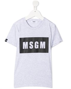 Футболка с логотипом Msgm kids