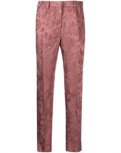 Узкие жаккардовые брюки с цветочным узором Etro