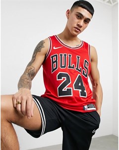 Красная майка баскетбольной команды Chicago Bulls с надписью Lauri Markkanen NBA Nike basketball