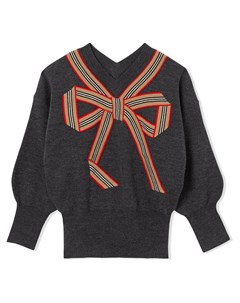 Платье в полоску Icon Stripe Burberry kids