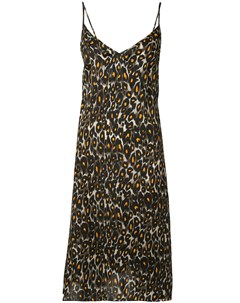Платье комбинация с леопардовым принтом R13
