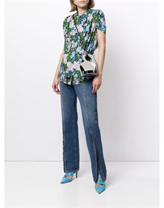 Рубашка со съемными рукавами и цветочным принтом Balenciaga pre-owned