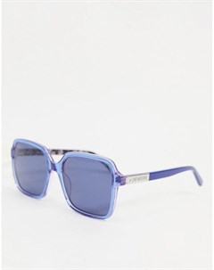 Квадратные солнцезащитные очки в стиле oversized Moschino Love Love moschino