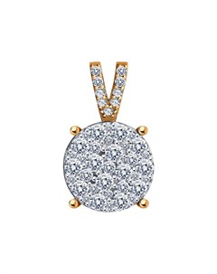 Подвеска из золота с бриллиантами Sokolov diamonds