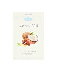 Тканевая маска Eserie Coconut Come Across Jojoba Mask Pack Entico