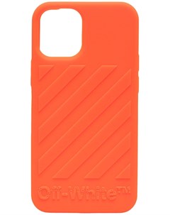 Чехол для iPhone 12 Mini с полосками Diag Off-white