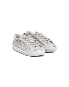 Кеды Superstar с блестками Golden goose kids