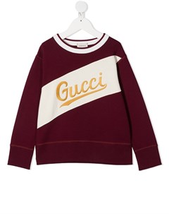 Толстовка с вышитым логотипом Gucci kids
