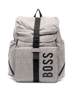Рюкзак с логотипом и пряжкой Boss kidswear