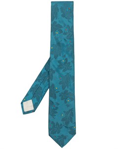 Жаккардовый галстук с цветочным узором Kenzo pre-owned
