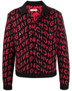 Куртка вязки интарсия с логотипом Givenchy