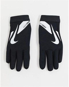 Черные перчатки Nike football