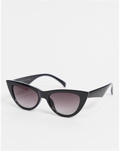 Черные солнцезащитные очки кошачий глаз Aj morgan