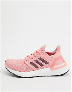 Розовые кроссовки Ultraboost 20 Adidas