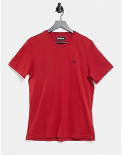 Красная футболка Barbour