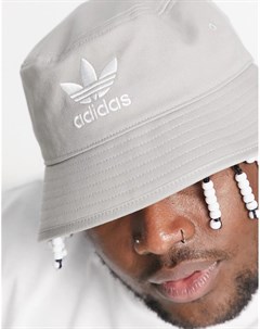 Серая панама с логотипом трилистником Adidas originals