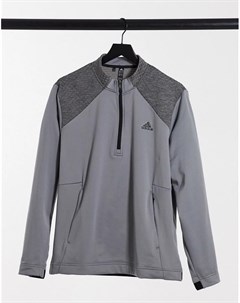 Серый свитшот с молнией 1 4 Cold Rdy Adidas golf