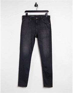 Серые зауженные джинсы с завышенной талией AG Jeans Ag denim