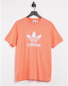 Оранжевая футболка с логотипом Originals Adidas