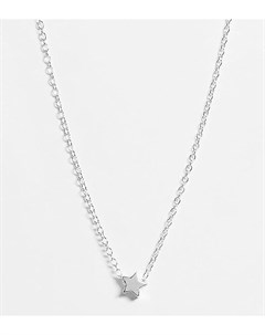 Ожерелье из переработанного стерлингового серебра с подвеской в виде звезды Kingsley Ryan Kingsley ryan recycled