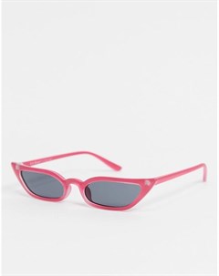 Розовые солнцезащитные очки кошачий глаз Aj morgan