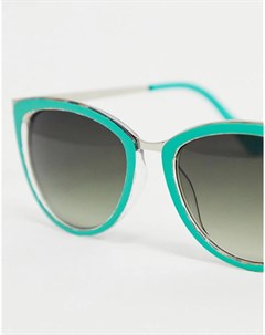 Мятно зеленые круглые солнцезащитные очки Aj morgan